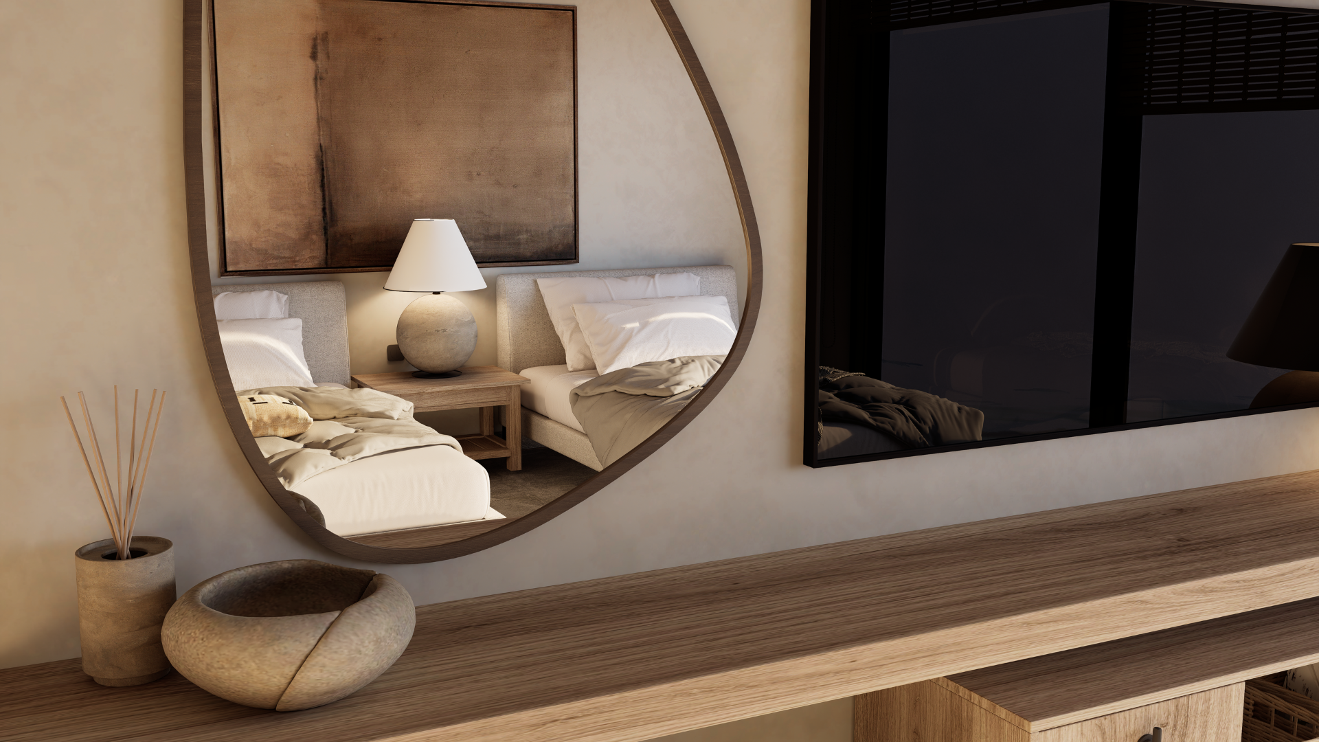 Image of Bohemian Retreat Twin Bedroom