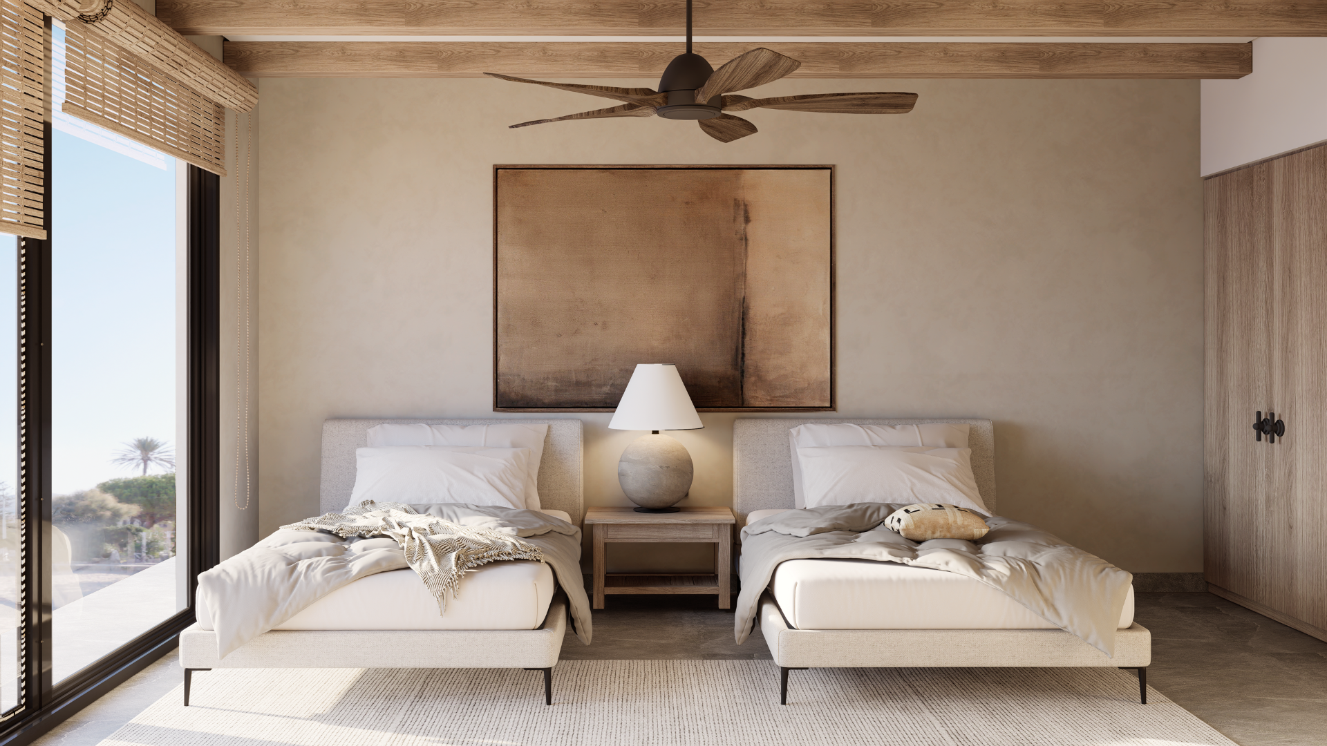 Image of Bohemian Retreat Twin Bedroom