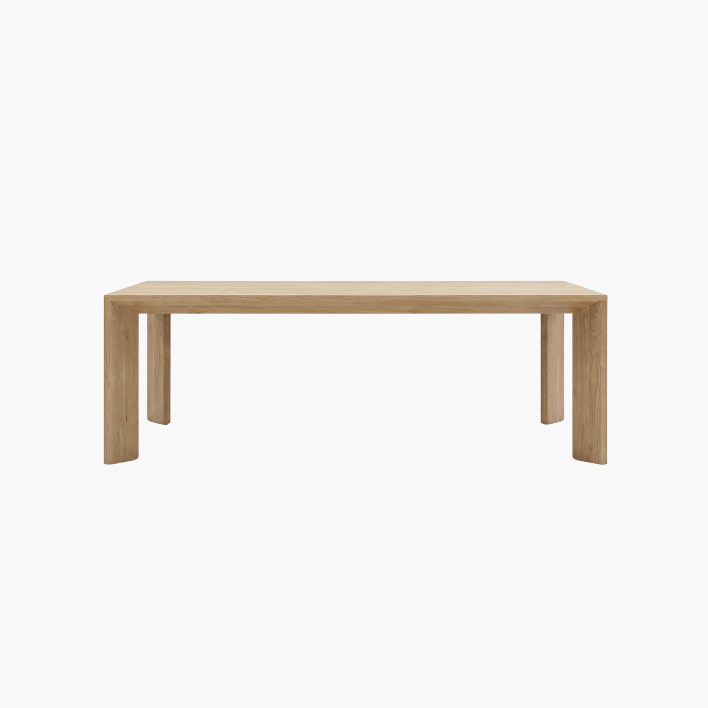 Aura Minimalist Oak Dining Table