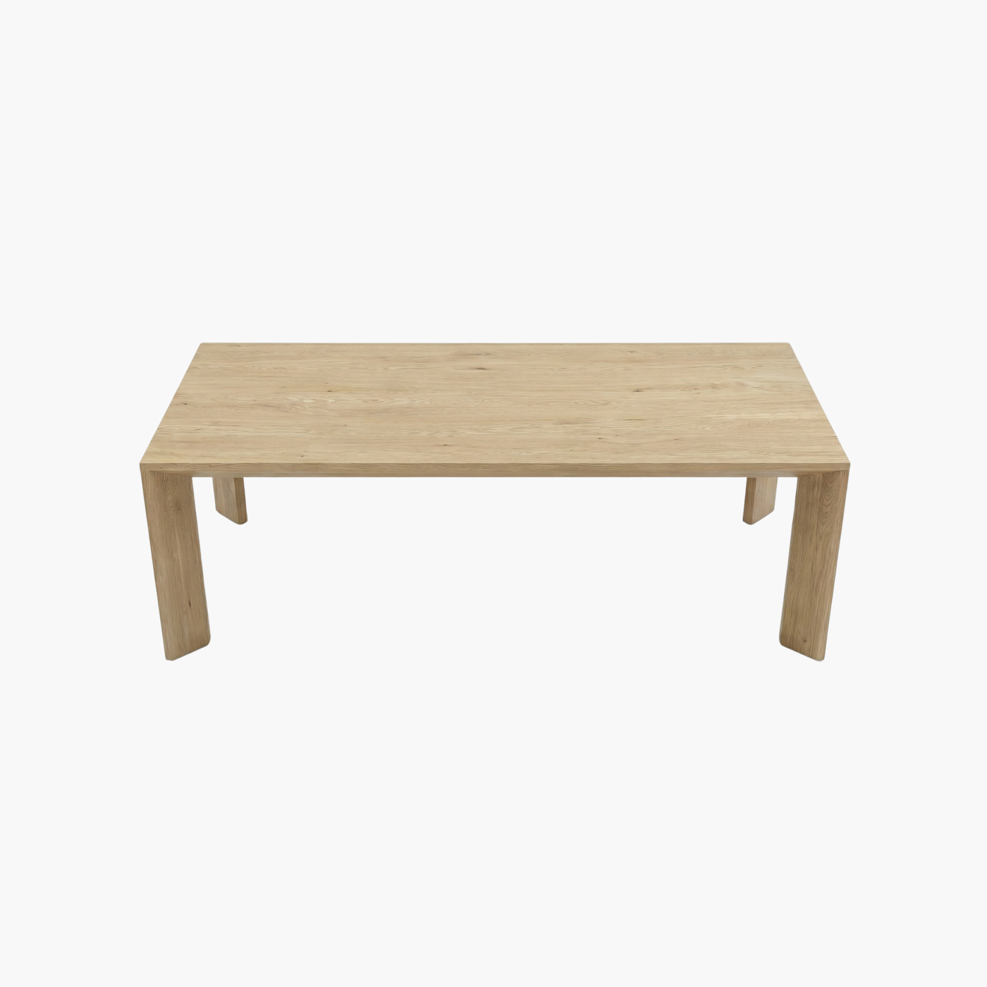 Aura Minimalist Oak Dining Table