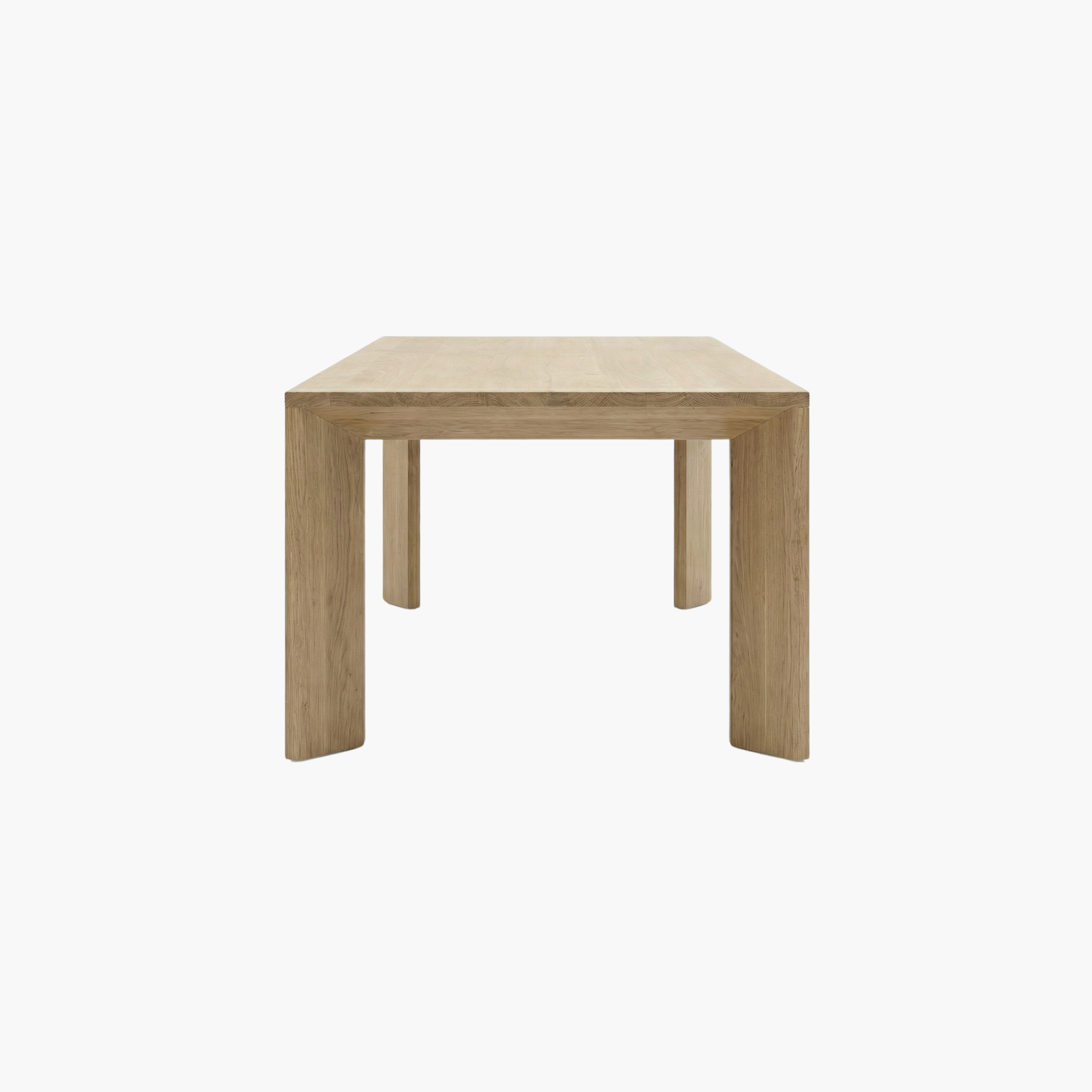 Image of Aura Minimalist Oak Dining Table