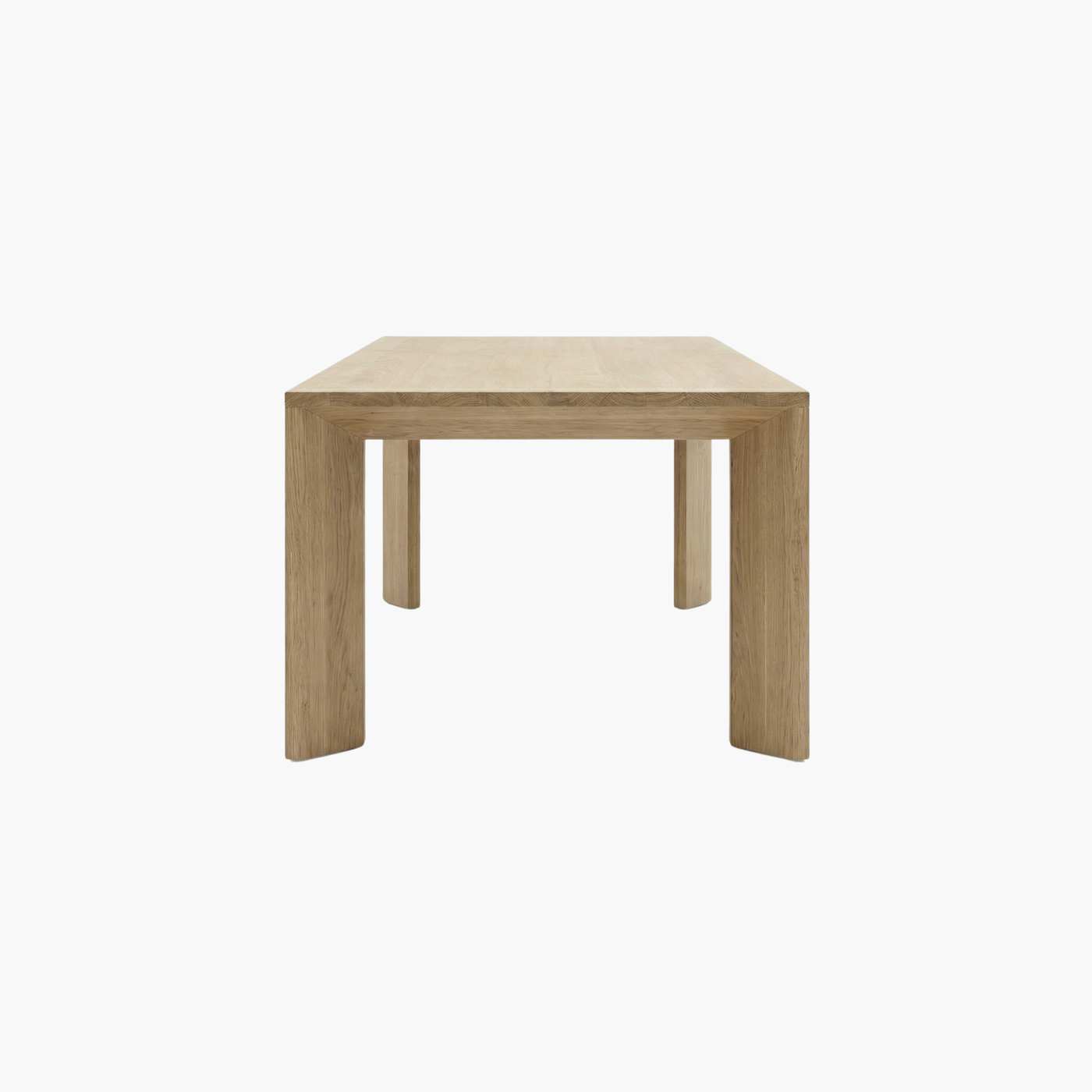 Aura Minimalist Oak Dining Table