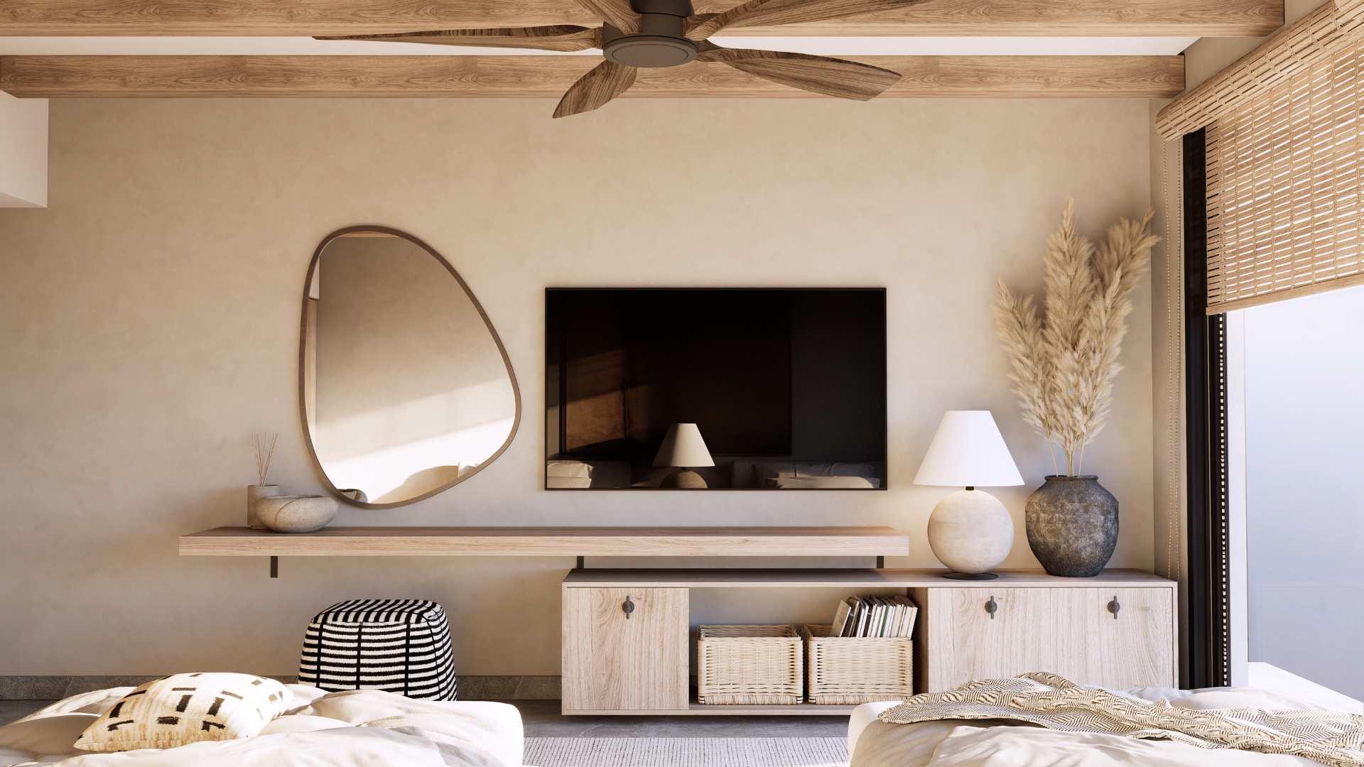 Image of Bohemian Retreat Twin Bedroom