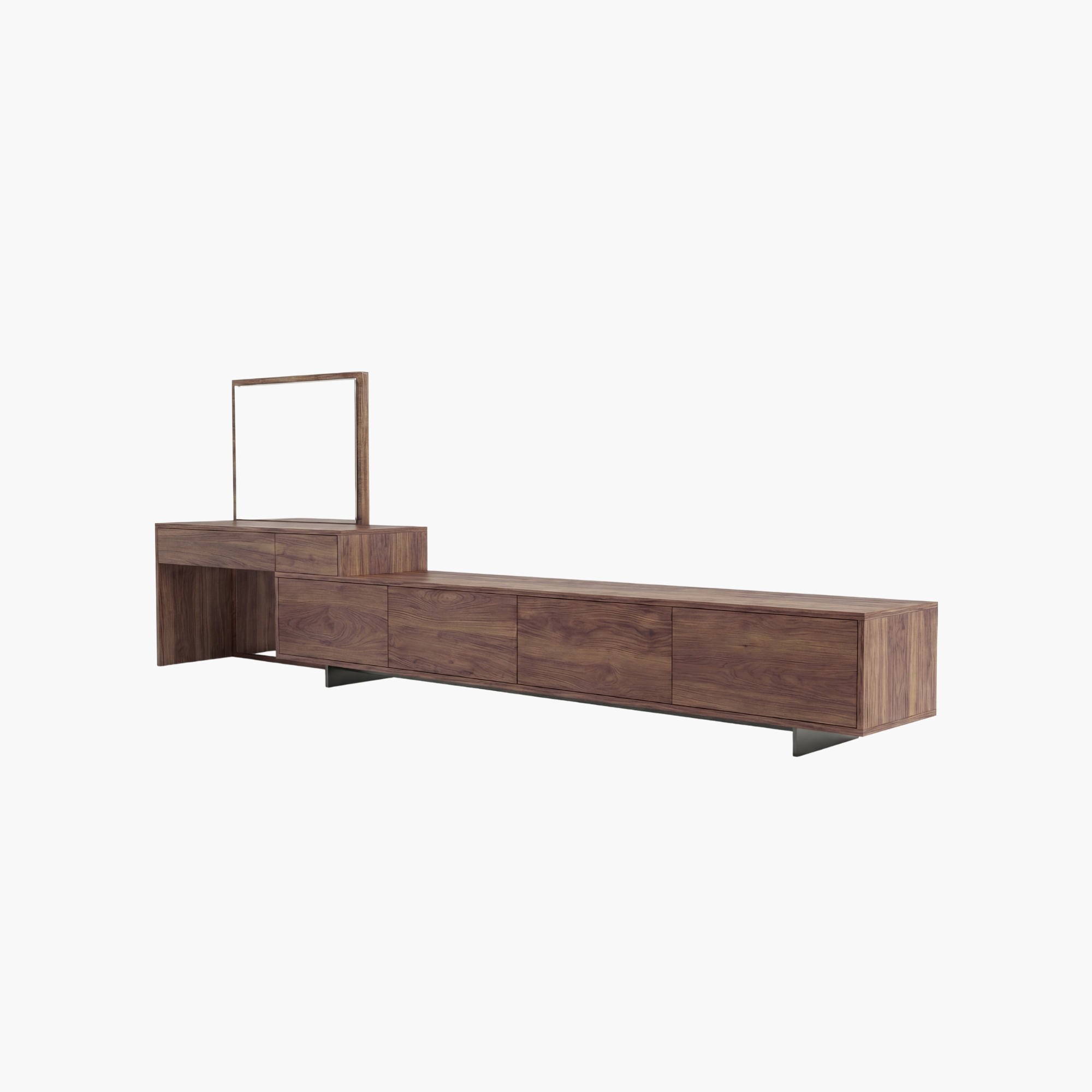 Image of The Amsterdam TV Console and Vanity Set