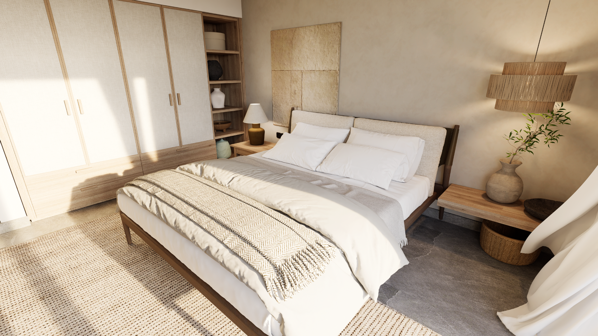 Image of Bohemian Retreat Master Bedroom Full