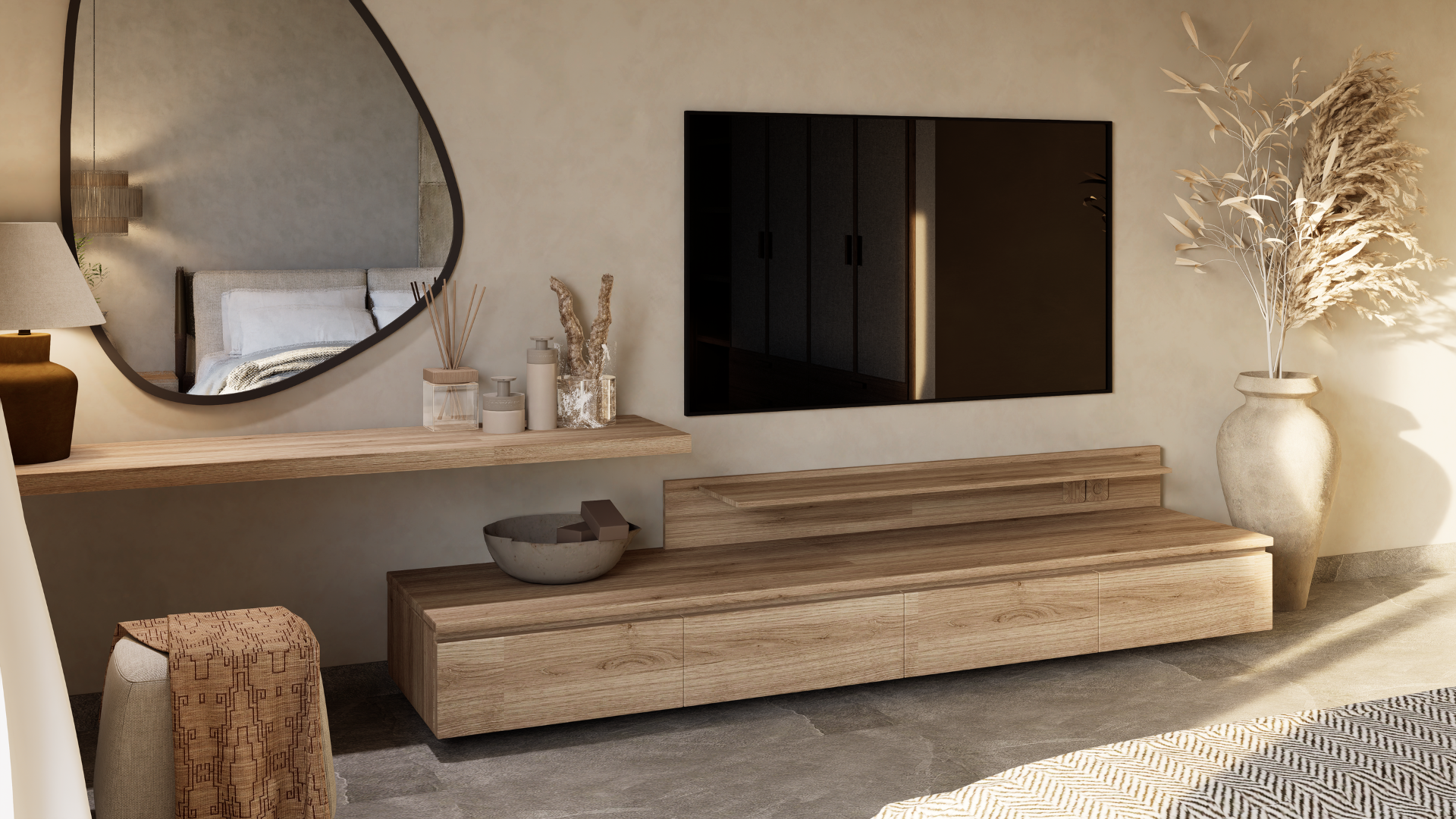 Image of Bohemian Retreat Master Bedroom Full