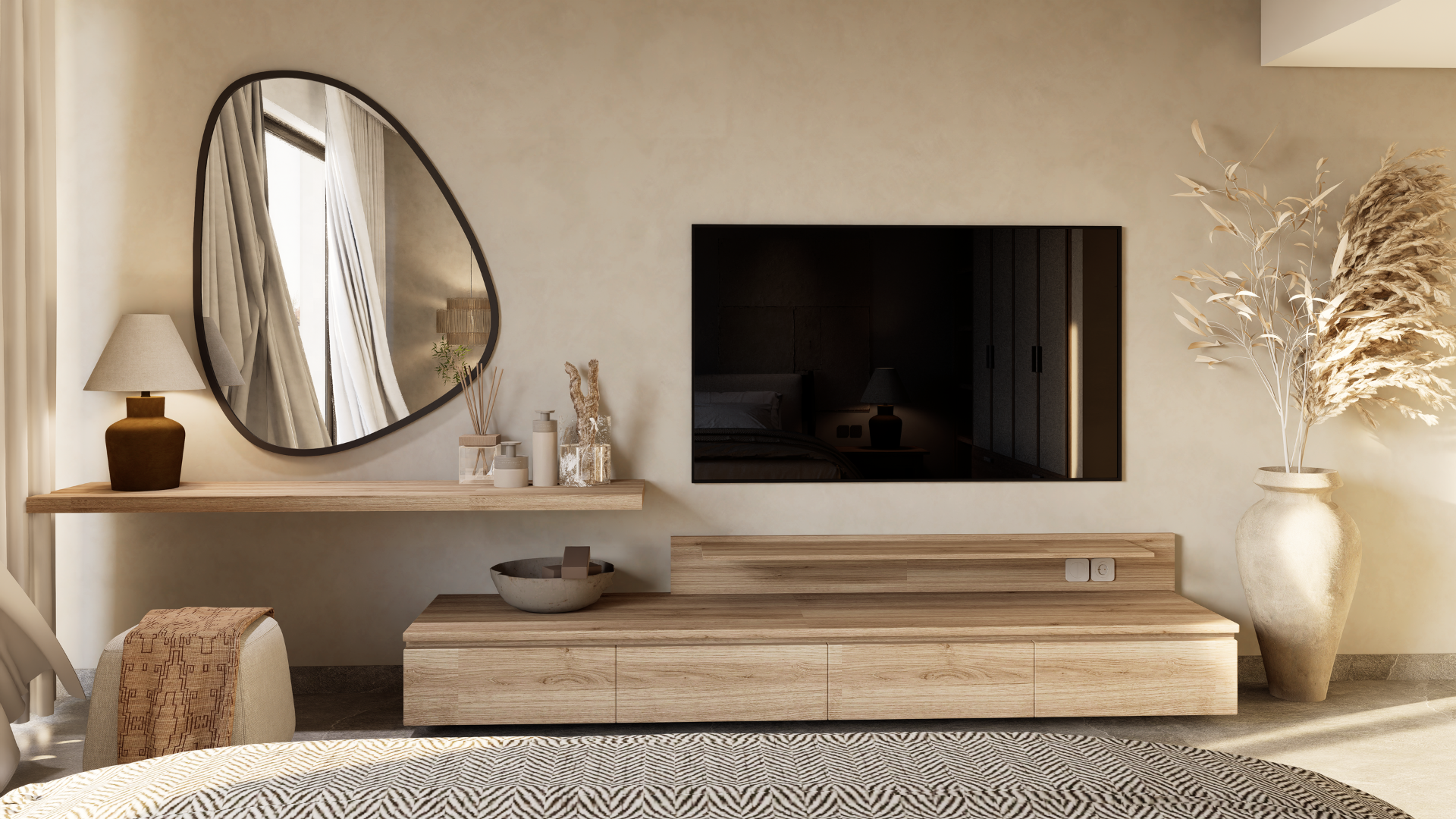 Image of Bohemian Retreat Master Bedroom Full