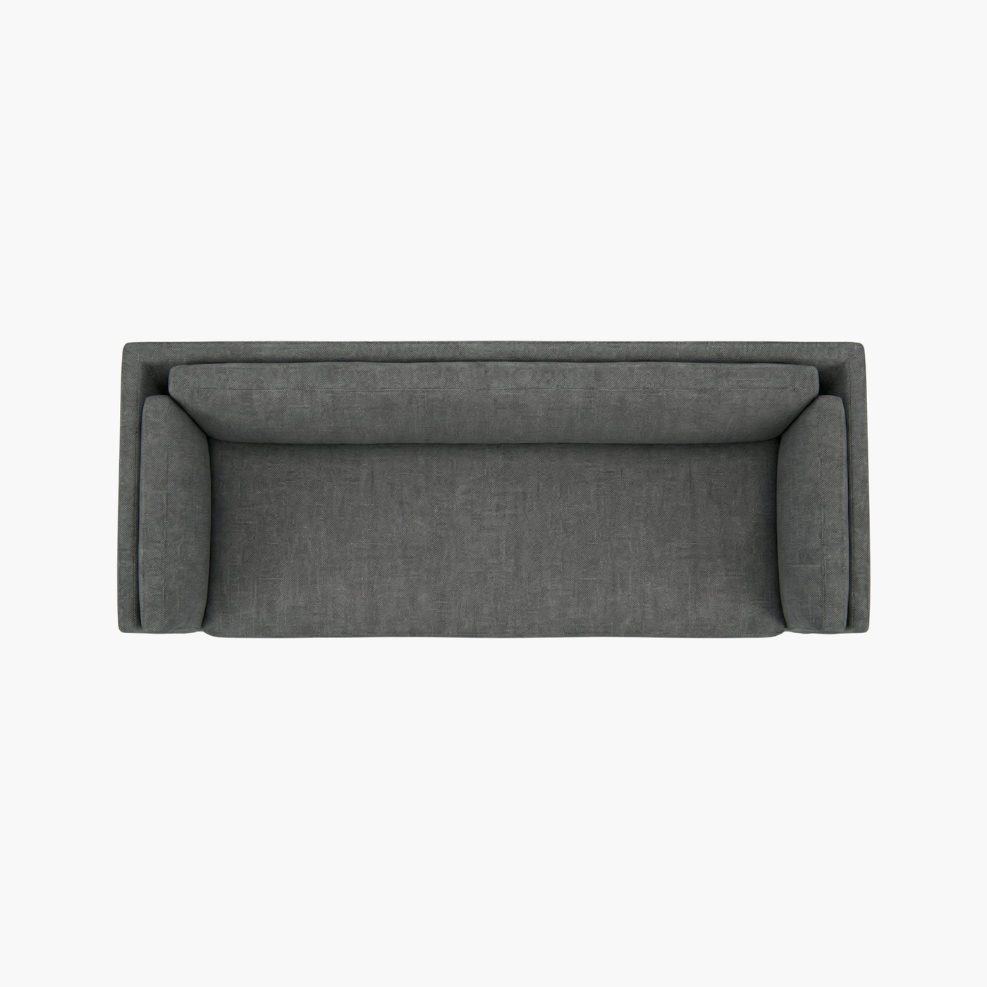 Modern Dark Grey Minimalist 3-Seater Sofa