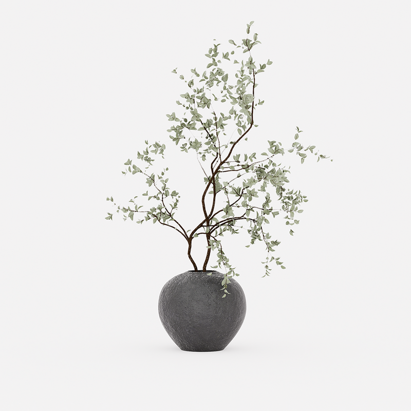 Carbon Sphere Vase