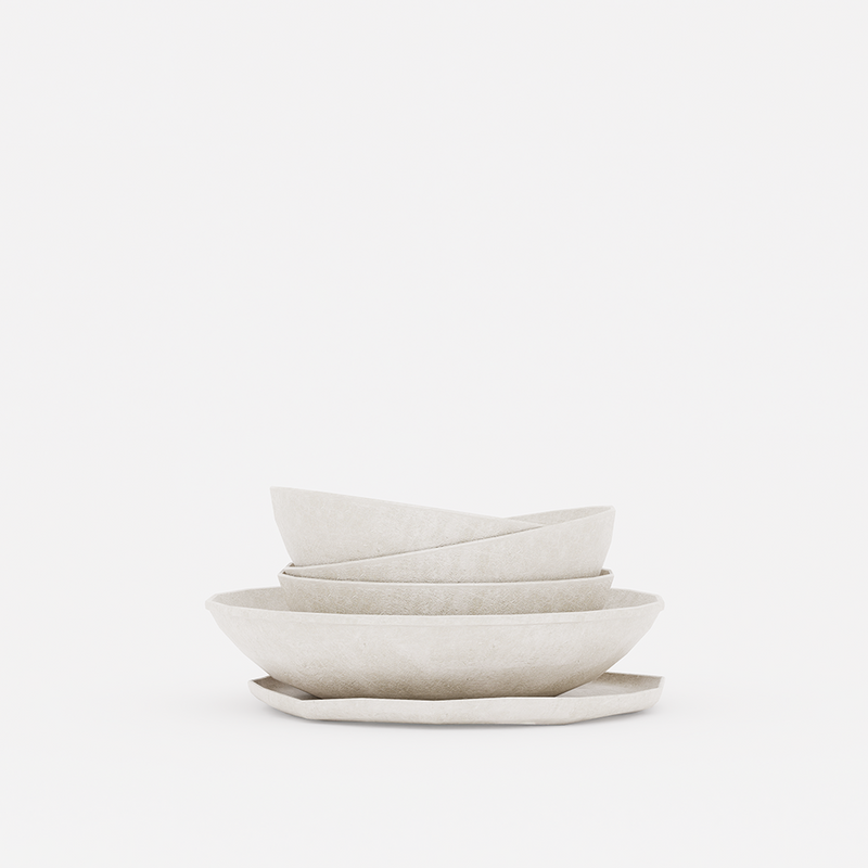 Glazed Pottery Plate Set