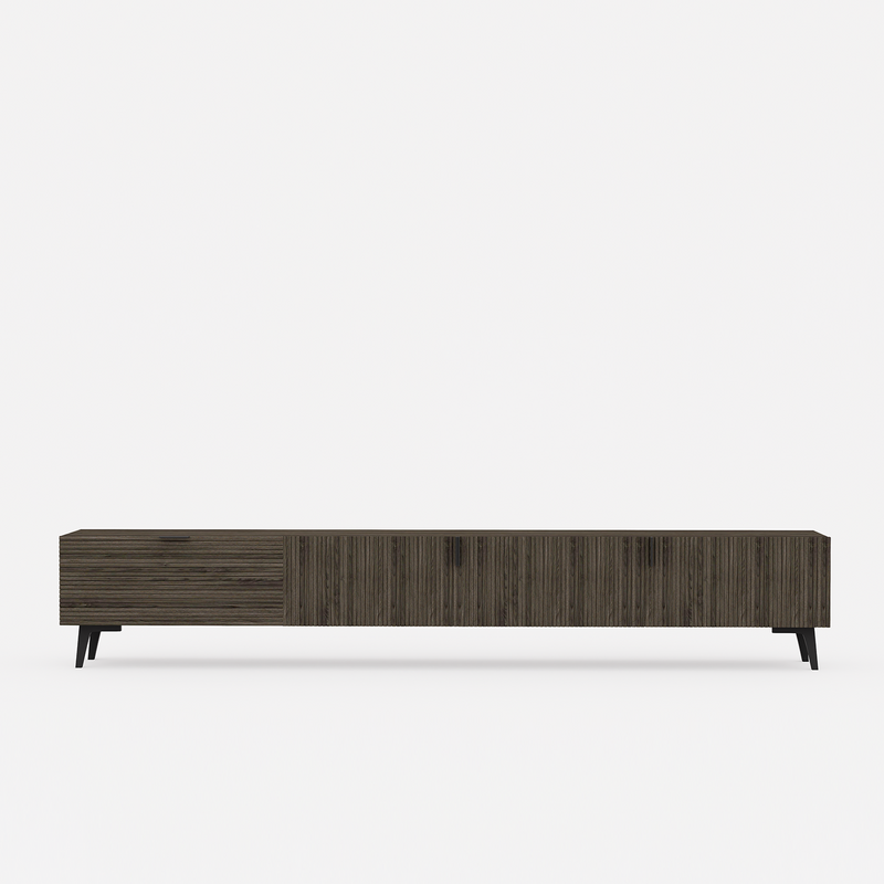 Fluted TV Unit