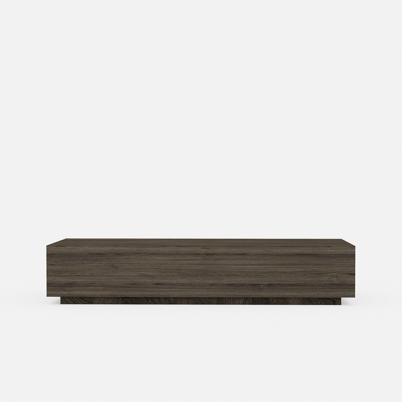 Cuboid Dark Walnut Coffee Table