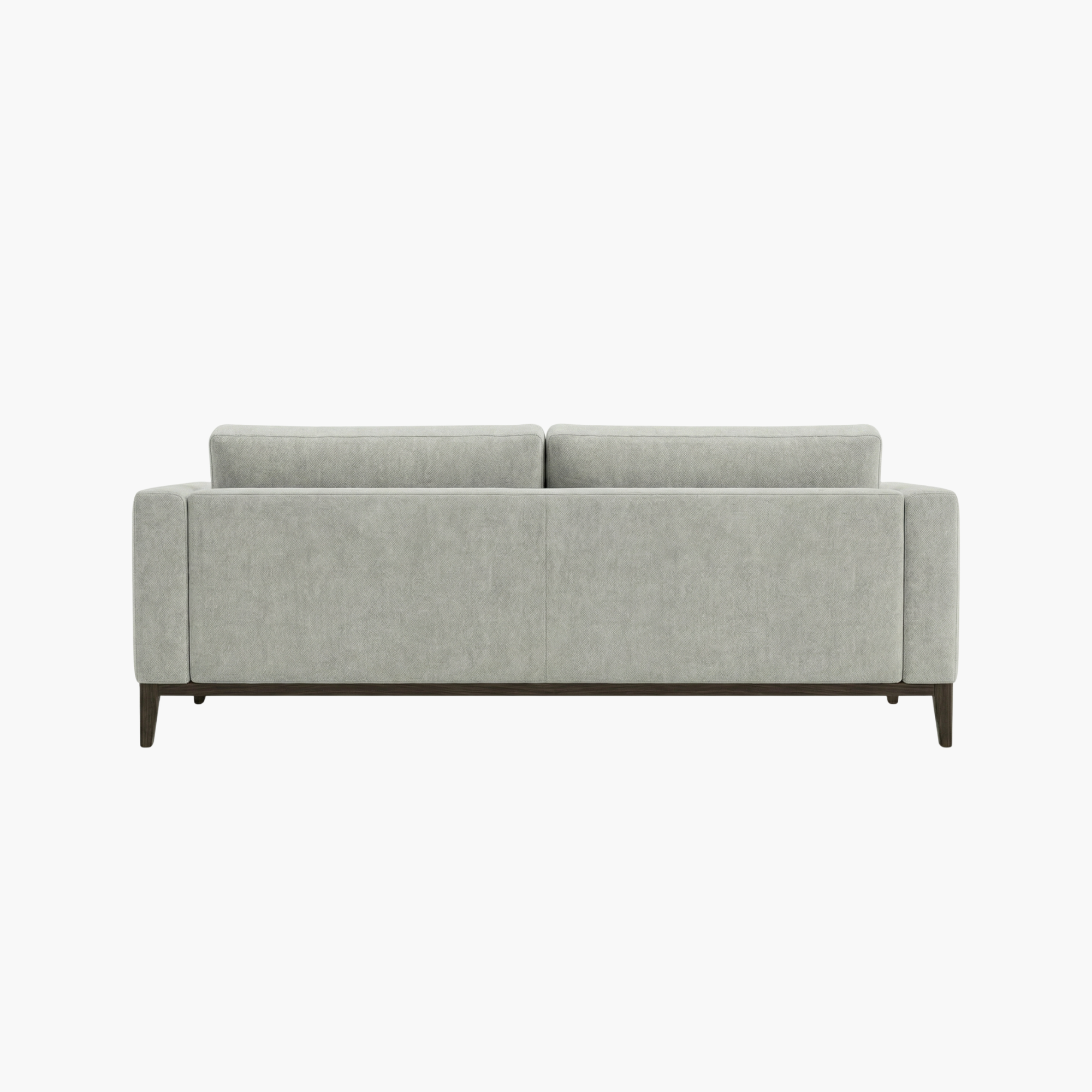 Image of Modern Light Grey 2-Seater Sofa