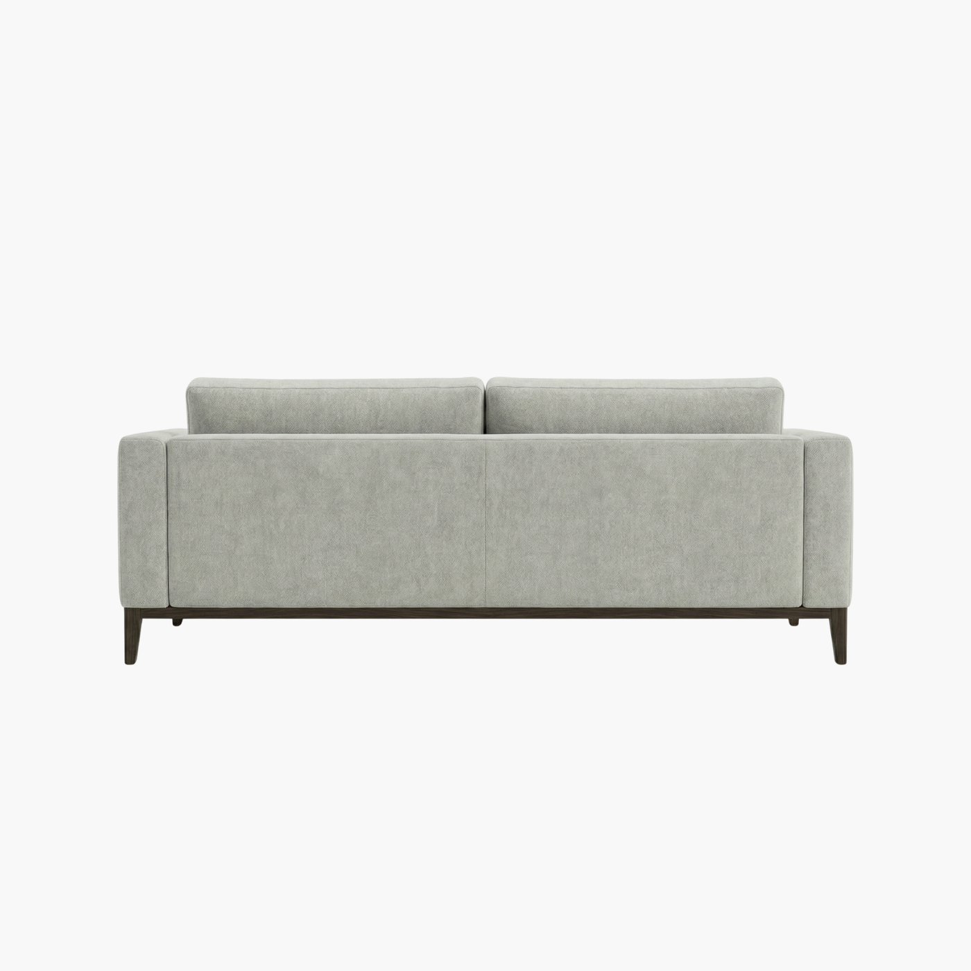 Modern Light Grey 2-Seater Sofa